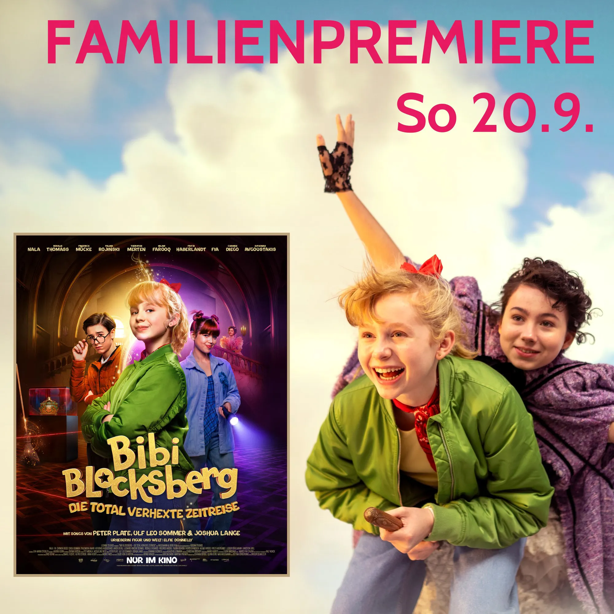 Familienpremiere: Bibi Blocksberg 2 - Die total verhexte Zeitreise